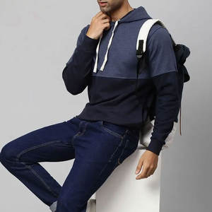 Sweat à capuche en molleton français léger en coton unisexe avec logo personnalisé en gros - Product Image 3