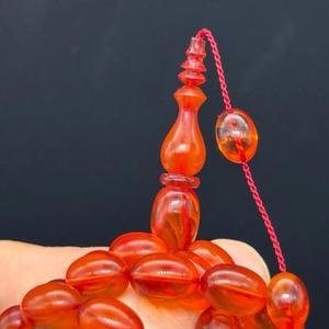 Rosario Islámico Hecho a Mano con Cuentas de Resina con Tema de Ángel, Elegante Rosario Musulmán, Regalo Espiritual, Cadena Decorativa con Cuentas para Dhikr, Uso Diario - Product Image 2