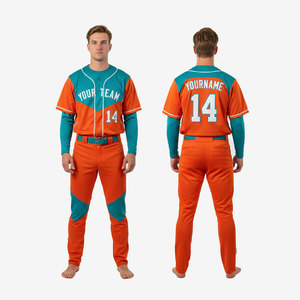 2026 Best Quality Sublimation <b>Baseball</b> Uniforms For Youth Breathable 100% Polyester Lightweight <b>Baseball</b> Uniform - Product Image 1