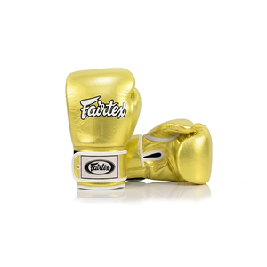 ถุงมือหนังวัวแท้ Fairtex สีขาว สำหรับชกมวย แบบติดแถบเวลโคร ระบายอากาศได้ดี เหมาะสำหรับการต่อสู้และการฝึกซ้อม - Product Image 2