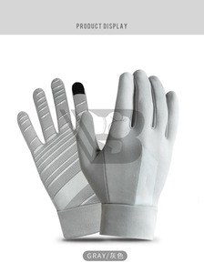 Gants de sport vintage coupe-vent imperméables en coton thermique avec écran tactile, chauds pour l'hiver, antidérapants, à doigts complets, pour le voyage, le cyclisme et le ski - Product Image 3