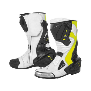 Zapatos de Motocicleta de Cuero de Alta Calidad / Nuevo Diseño para Uso en Exteriores, Zapatos de Carreras de Motocicleta de Bajo Costo para Hombre - Product Image 2