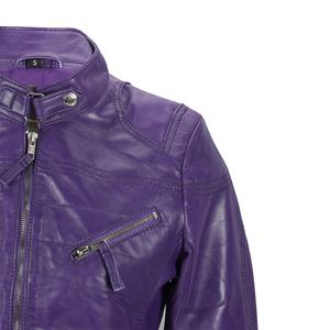 Chaqueta Bomber de Cuero Genuino para Mujer, Diseño Exclusivo y Ajuste Cómodo, Chaquetas de Cuero con Estilo - Product Image 4