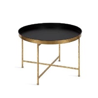 Nouvelle Arrivée Table d'Appoint/Café Moderne de Luxe en Fer Émaillé, Personnalisable pour Chambre à Coucher (Taille, Forme, Couleur)