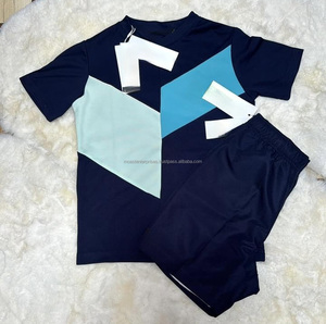 Ensemble de shorts unisexe de haute qualité personnalisable avec logo sur le design et impression par sublimation, broderie, ensemble d'été - Product Image 4