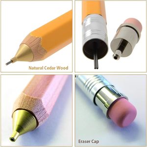 Crayon mécanique en plastique OHTO WN02 0,5 mm |   Encens au cèdre pour le corps |   Mini format portable |   avec clip |   Encre bleue/verte |   Fabriqué au Japon - Product Image 4