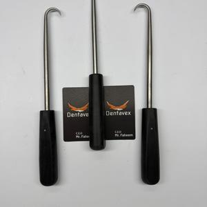 Lot de 3 pics dentaires, élévateurs à gencive pour chevaux, outils vétérinaires en acier inoxydable par Dentavex - Product Image 4