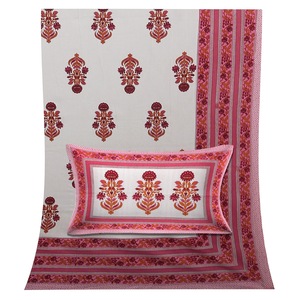 Ensemble de housse de couette brodée florale 100% coton avec taies d'oreiller, usage domestique classique, 7 pièces, 400TC, personnalisable - Product Image 2