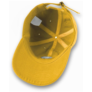 Casquette de baseball jaune avec logo de baseball brodé sur le panneau avant, style vintage, ajustée, unisexe, pour le sport en plein air - Product Image 4