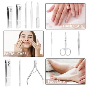 Factory Wholesale <b>Manicure</b> <b>Kits</b> Custom Logo Stainless Steel Nail Care Tools Collection with Luxuries Case - Product Image 2