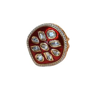 World's Best <b>Indian</b> Manufacturer & Exporter of Top Notch Quality 925 Sterling Silver Based Polki Stone <b>Rings</b> at Exclusive Price - Product Image 1