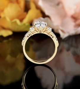 Oval Cut Moissanite <b>Ring</b> 925 Sterling <b>Silver</b> <b>Solitaire</b> Engagement <b>Ring</b> Elegant Minimalist Wedding Jewelry Gift for Her - Product Image 3