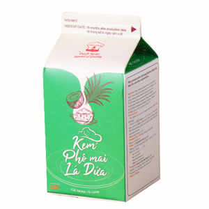 Crema de Queso Pandan 500G, Ingrediente para Bebidas de Café y Té con Leche, HALAL, Precio al por Mayor OEM/ODM, Envío Directo Global - Product Image 1