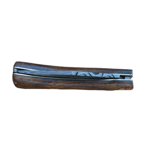 Cuchillo de Acero de Damasco con Hoja de Punta Caída y Mango de Madera, Cuchillo de Caza de Borde Recto, Espesor de 0.6mm, Hoja Fija, Cuchillos de Bolsillo - Product Image 5