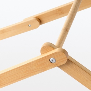 Tendedero de ropa plegable de madera de último diseño, tendedero de ropa escalonado, tendedero portátil para interiores, opciones de personalización. - Product Image 4