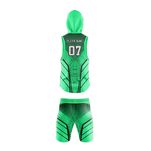 ชุดเสื้อเจอร์ซีย์พิมพ์ลายแบบย้อนกลับ7v7สำหรับฝึกทีมฟุตบอลธง - Product Image 2