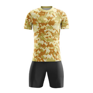 Uniformes de Fútbol a Precios Competitivos, Conjunto Corto con Sublimación, Material Personalizado, Transpirable, Absorbente de Humedad, Secado Rápido, para Equipos - Product Image 6