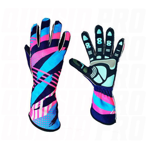 Fabricante de Guantes de Carreras de Karts Hechos a Medida, Ofrece Diseño OEM, Servicio de Logotipo Personalizado y Suministro al por Mayor para Minoristas de Deportes de Motor - Product Image 5
