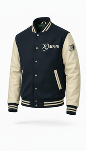 Professional High School Winter Hooded Eco-Friendly Fleece Fabric Contrast Sleeves Fashion Outerwear Streetwear Front Logo - Product Image 6