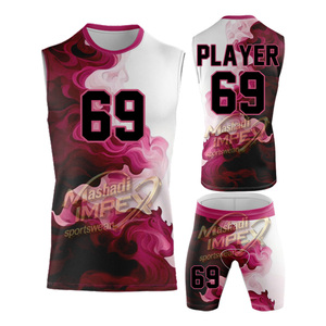 Ensemble d'uniformes sportifs légers en polyester, tissu à séchage rapide, respirant, personnalisable, tenue d'équipe 7V7, meilleur prix - Product Image 5