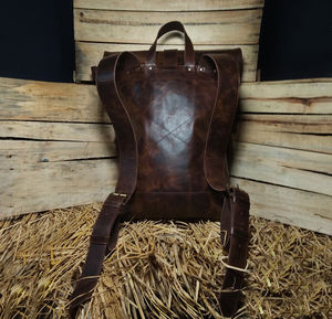 Sac à dos en cuir au design moderne, sac à dos en cuir tendance, sac à dos pour usage quotidien, sac à dos en cuir de qualité supérieure - Product Image 5