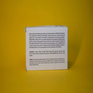 Savon artisanal au bois de santal naturel et au Multani Mitti pour un nettoyage en profondeur, un contrôle du sébum et un éclaircissement de la peau, adapté à tous les types de peau - Product Image 5