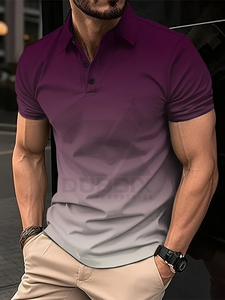 Polo de Golf para Hombre Verano 2026, Camiseta con Rayas a la Moda, Polo Casual para Oficina, Prendas Superiores para Hombre, Diseño Personalizado - Product Image 6