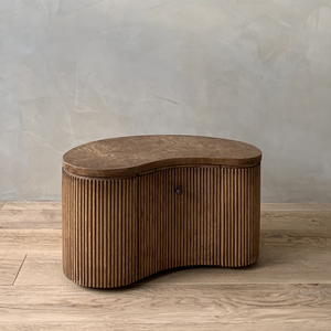 Fabricación en fábrica de madera maciza natural junto a la mesa gabinete muebles de sala de estar al por mayor de Vietnam - Product Image 3