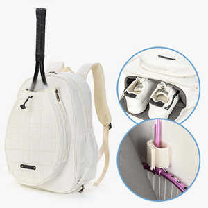 Mochila de Gran Capacidad para Raquetas de Tenis, Pickleball, Bádminton, Pádel, Bolsa de Almacenamiento para Palas, Material de PVC, Diseño Moderno - Product Image 1