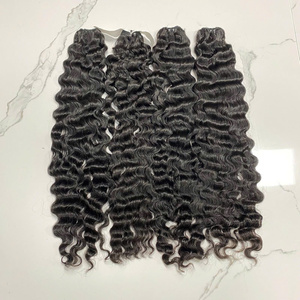 ผมต่อแบบ100% ผมมนุษย์เวียดนามผมหยิกเป็นลอนหลวมรับประกันการบริการที่ดีสำหรับผู้หญิงผิวดำ - Product Image 2