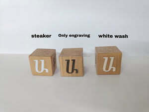 บล็อกไม้ตัวอักษรภาษาต่างประเทศสำหรับเด็ก ชุดของเล่นไม้เสริมพัฒนาการ - Product Image 5