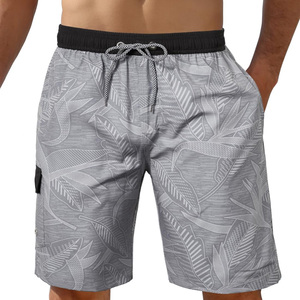 Custom Swim Shorts Quick Dry Anti-UV Breathable Beach <b>Mens</b> Swim <b>Trunks</b> Drawstring Closure Pockets OEM Pakistan Export - Product Image 1