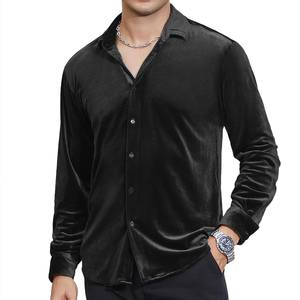 เสื้อกำมะหยี่ดีไซน์ล่าสุดสำหรับผู้ชาย คุณภาพสูง สไตล์สตรีทแวร์ ฮิปฮอป เสื้อกำมะหยี่ผู้ชาย จำนวนมาก - Product Image 1