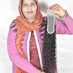 Extensions de cheveux naturels non traités 2*6 Closure, couleur naturelle, vente en gros, 100% cheveux humains indiens, sans traitement chimique - Product Image 1