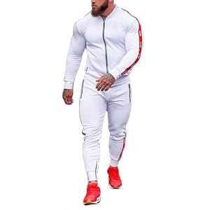 Survêtement en éponge française avec strass Ensemble pantalon de survêtement évasé et sweat à capuche en coton survêtements personnalisés pour hommes - Product Image 1