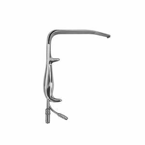 Retractor de Senos Tebbetts de Fibra Óptica y Succión, 150 mm x 25 mm, para Mamoplastia, Aumento de Senos, Cirugía Plástica, Acero Inoxidable - Product Image 1