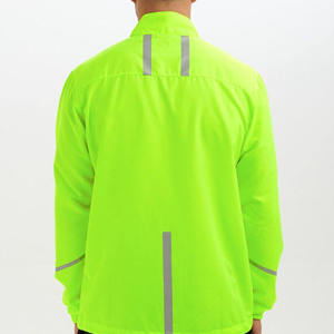 Custom Men's <b>Reflective</b> <b>Running</b> Windbreaker | Waterproof Lightweight Athletic <b>Jacket</b> for Jogging Outdoor Training and Sports - Product Image 2
