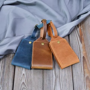 Étiquettes de bagages en cuir pleine fleur professionnelles, étiquettes personnalisées en cuir véritable pour les voyages d'affaires LTG-0351 - Product Image 2