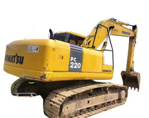 Japon Komatsu 220-7 Excavatrice sur chenilles Les excavatrices de 22 tonnes ont utilisé des machines de construction originales avec le prix inférieur du moteur Kubota - Product Image 1