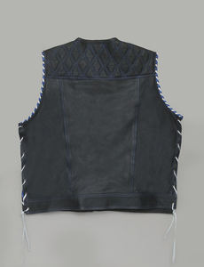 Chaleco de Motociclismo de Cuero Premium Personalizado para Hombre, Chaleco de Seguridad Protector para Motociclistas, Fabricante 2026 - Product Image 2