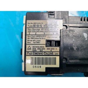 Contactor Magnético Eléctrico SC-03/G Usado Como Pieza de Repuesto para Equipos Semiconductores Legacy - Product Image 2