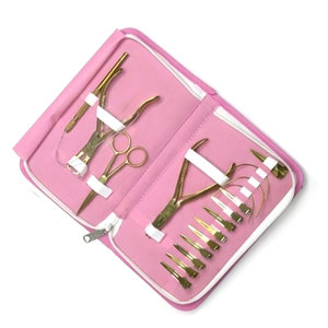 Kit Completo de Herramientas para Extensiones de Cabello con Pinzas de Acero Inoxidable, Agujas para Coser Cabello, Accesorios para Tejer Extensiones - Product Image 6