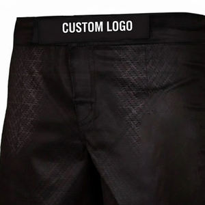 กางเกงชกมวย MMA ผ้าสี่ทิศทางยืดหยุ่นพร้อมขอบเอวป้องกันการลื่น ออกแบบเองได้ ขายส่ง พิมพ์ลาย โพลีเอสเตอร์ 100% ชุดศิลปะการต่อสู้ - Product Image 3