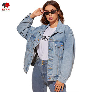 Chaqueta Vaquera Personalizada Ryan Pro Gear para Mujer, Tejido Transpirable y Cómodo con Logotipo Personalizado, Cuello Camisero - Product Image 4