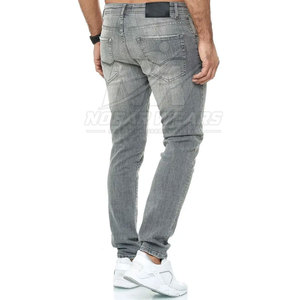 Jeans authentiques pour hommes, pantalons en coton durable, coupe classique, style de vie quotidien, jeans flexibles pour hommes - Product Image 2