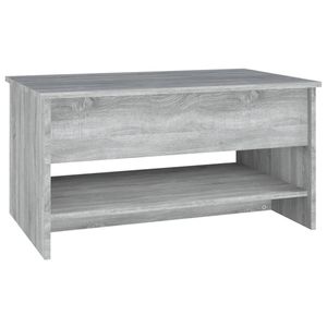 Tavolino in legno ingegnerizzato grigio Sonoma 31.5 "x 19.7" x 15.7 "dimensioni - Product Image 6