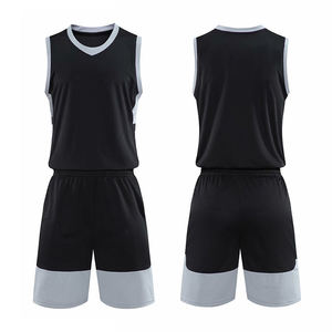 Custom Men Basketball Uniform Set Black Yellow Blue Geometric Sublimated Jersey Shorts Moisture Wicking Breathable <b>Athletic</b> Wear - Product Image 6
