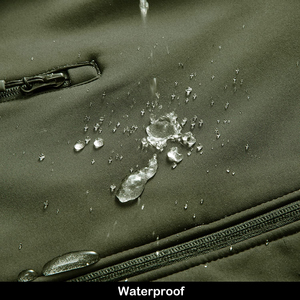 Chaqueta Táctica Verde Personalizada con Logotipo para Hombre – Sudadera Impermeable de Softshell para Exteriores OEM – Equipo Táctico al por Mayor - Product Image 4