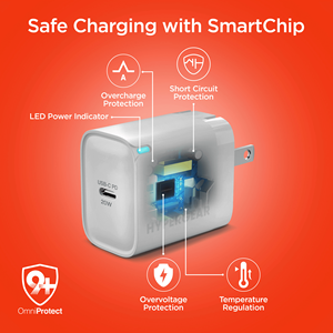 Caricatore da Muro USB-C PD 20W per Ricarica Rapida di Dispositivi Compatibili - Product Image 4