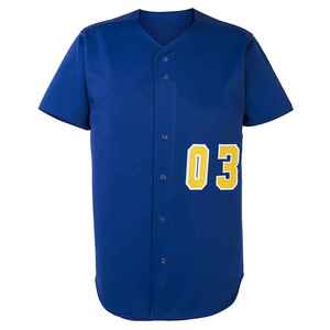 Men's <b>Baseball</b> Uniform Set Blue White Sublimated Jersey Pants With <b>Cap</b> Moisture Wicking All Seasons Apparel Sportswear OEM - Product Image 5